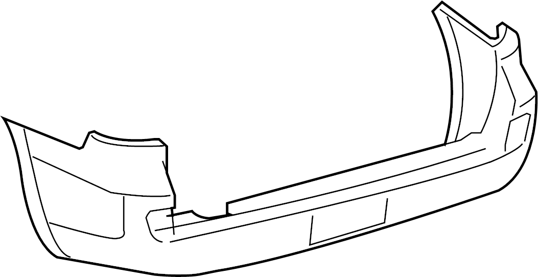 View 5215960976 Bumper Cover (Rear) Full-Sized Product Image
