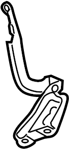 View 5342060190 Hood Hinge (Left, Front) Full-Sized Product Image