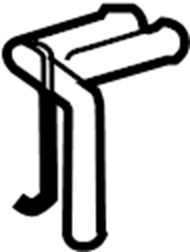 View 5139860020 Exhaust System Hanger Bracket. Exhaust Tail Pipe Clamp.  Full-Sized Product Image
