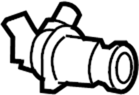 View 8533006070 Windshield Washer Pump (Front) Full-Sized Product Image