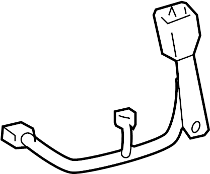View 7324060310C0 Seat Belt Receptacle (Front) Full-Sized Product Image
