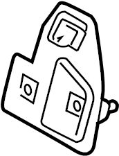 View 7266860040C0 Bezel. Cover. Seat. (Rear) Full-Sized Product Image