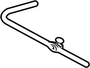 View 0911660020 Extension rod. Floor Jack Handle. Lever SUB - Assembly, Jack. Spare Tire Hoist Wrench.  Full-Sized Product Image