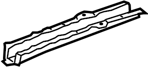 View 5760160180 Floor Side Rail (Front, Rear) Full-Sized Product Image