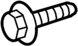 View 9011914175 Bolt. Crankshaft. Pulley. Engine. Harmonic Balancer. Windshield Washer.  Full-Sized Product Image