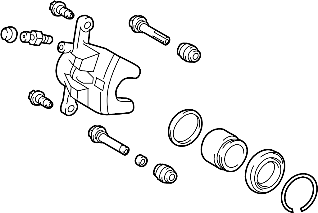 View 4773047060 Disc Brake Caliper Full-Sized Product Image