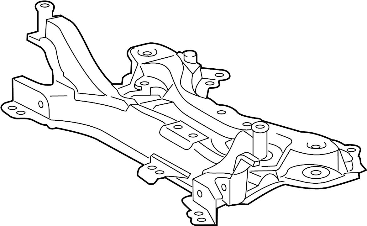 View 512010R011 Suspension Subframe Crossmember (Front) Full-Sized Product Image