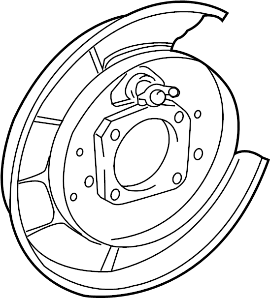 View 4788112090 Brake Dust Shield Full-Sized Product Image