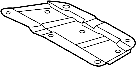 View 5144212270 Radiator Support Splash Shield (Front, Rear, Lower) Full-Sized Product Image