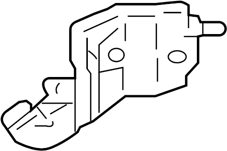 View 8966947070 Bracket. Control. Module. (Rear, Lower) Full-Sized Product Image