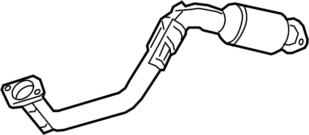 View 1741036200 Catalytic Converter (Front) Full-Sized Product Image