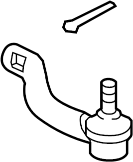 View 4504649195 Steering Tie Rod End Full-Sized Product Image