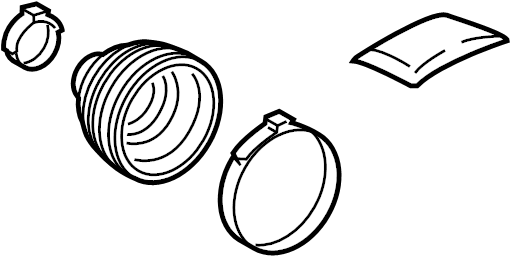 View 0442948062 CV Joint Boot Kit (Rear) Full-Sized Product Image