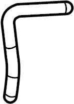 View 162640P020 Hose. Coolant. Passenger. Engine.  Full-Sized Product Image