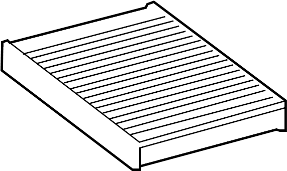 View 871390E040 Cabin Air Filter Full-Sized Product Image