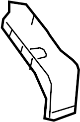 View 537070T010 Fender Gusset (Front, Upper, Lower) Full-Sized Product Image