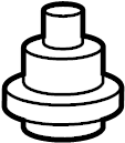 View 522120E010 Suspension Crossmember Insulator (Front) Full-Sized Product Image