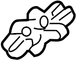 View 4525428040 Damper. Steering. Column.  Full-Sized Product Image
