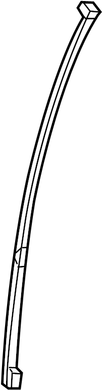 View 674010E040 Door Window Glass Surround Channel Bracket (Front) Full-Sized Product Image