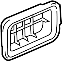 View 629040E050 Quarter Panel Vent Full-Sized Product Image