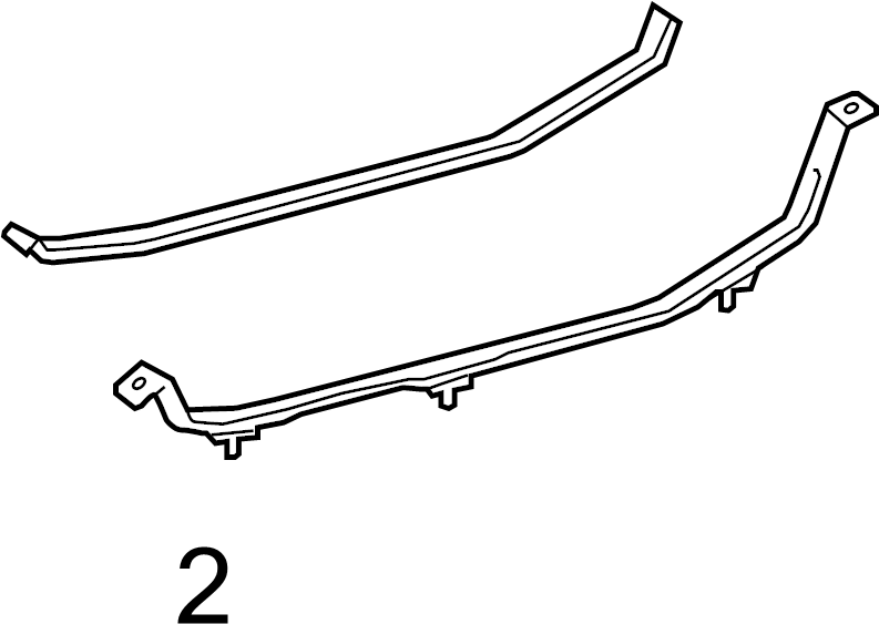 View 776810E020 Fuel Tank Strap Sleeve Full-Sized Product Image