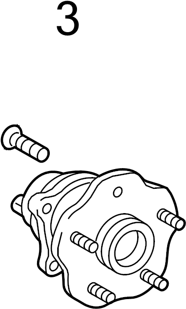 View 9094202052 Wheel Lug Stud Full-Sized Product Image