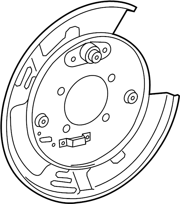 View 478810E010 Brake Dust Shield Full-Sized Product Image