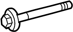 View 90105A0238 Suspension Control Arm Bolt (Front, Rear, Upper, Lower) Full-Sized Product Image