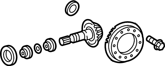 View 4120149165 Differential Ring and Pinion Full-Sized Product Image