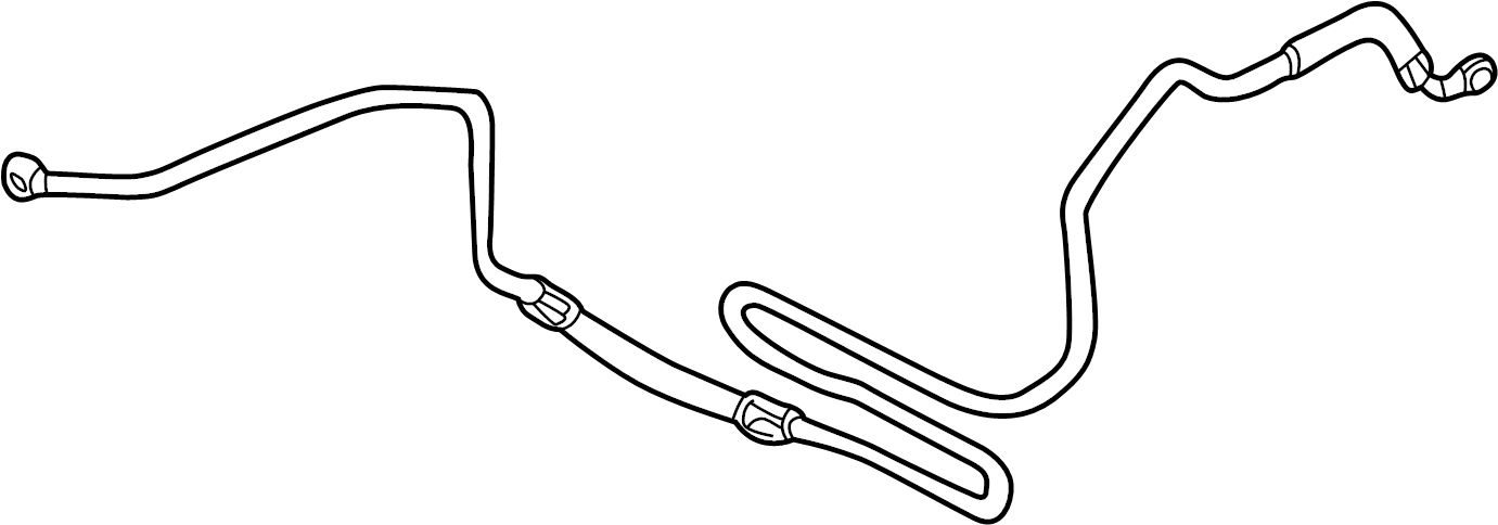 View 1C0422893AA Power Steering Pressure Hose Full-Sized Product Image