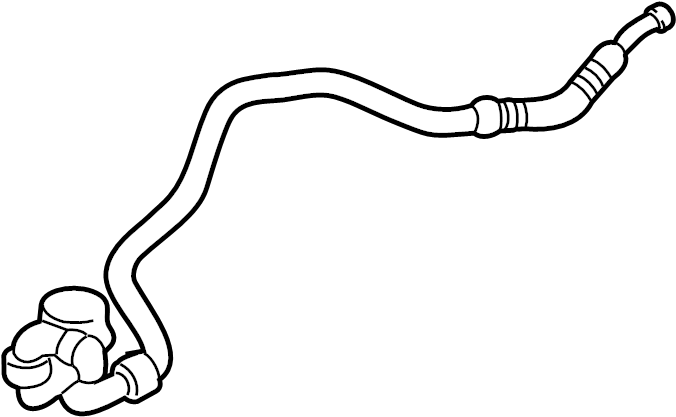 View 1C1820743H AC HOSES. AC line. AIR CONDITIONING (A/C) Refrigerant Suction Hose.  Full-Sized Product Image