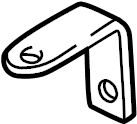 View 1C0129704B Air Cleaner Bracket Full-Sized Product Image