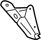 View 1C1880229F Instrument Panel Air Bag Bracket Full-Sized Product Image