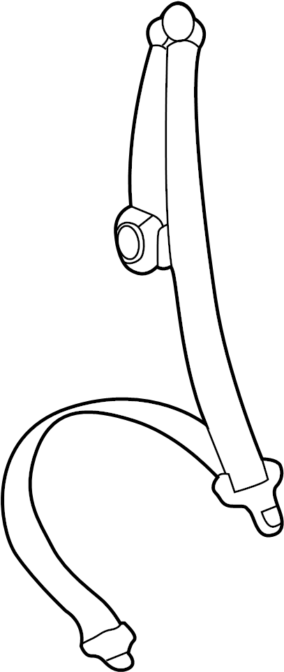 View 1Y0857805DHCP Seat Belt Lap and Shoulder Belt (Rear) Full-Sized Product Image