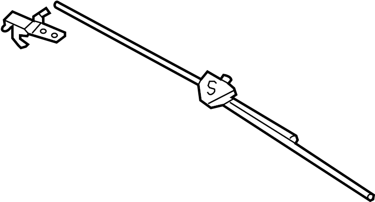 View 1Y0871383HY20 Convertible Top Latch Full-Sized Product Image