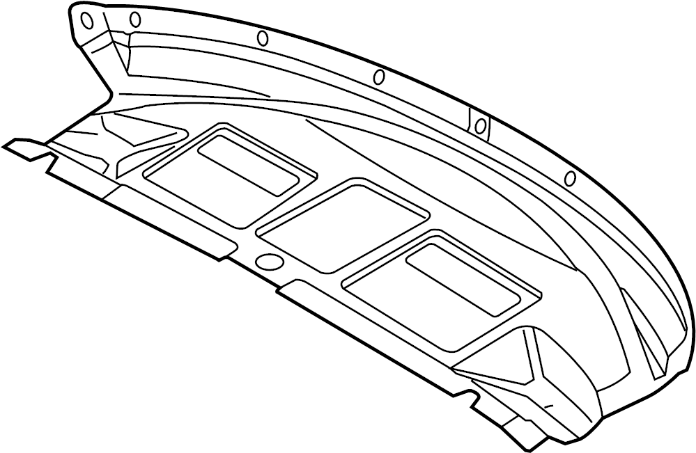View 1Y0813508A Convertible Top Stowage Compartment Storage Compartment Full-Sized Product Image