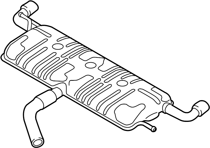 View 5C3253609G Exhaust Muffler (Rear) Full-Sized Product Image