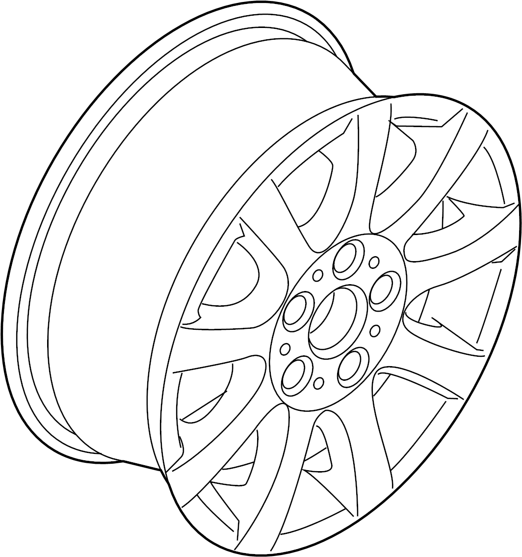 View 5C0601025T8Z8 Wheel Full-Sized Product Image