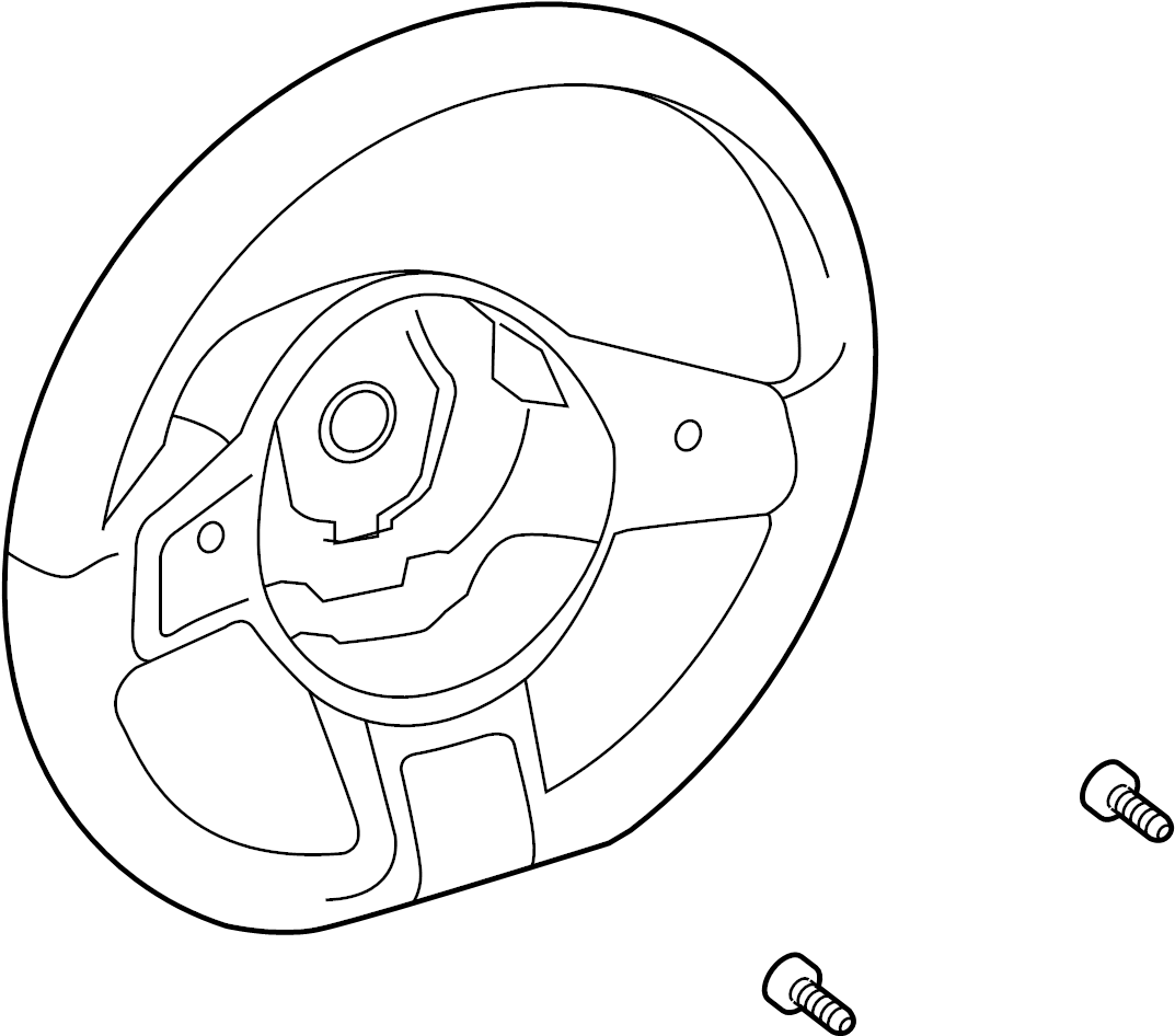 View 5C0419091ANYIY Steering Wheel Full-Sized Product Image