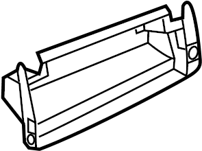 View 5C1857105 Instrument Panel Storage Compartment Full-Sized Product Image