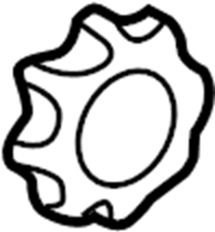 View 5GM881671PX7 Knob. Handle.  Full-Sized Product Image