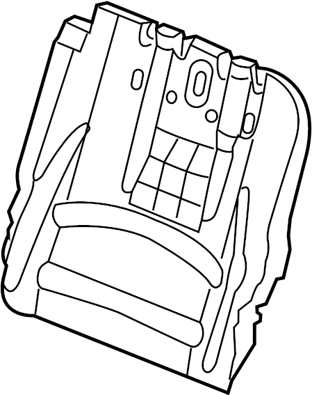 View 5C5885503C Seat Back Frame Full-Sized Product Image