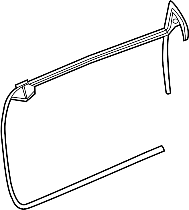 View 5C5837479G5AP Door Seal (Lower) Full-Sized Product Image