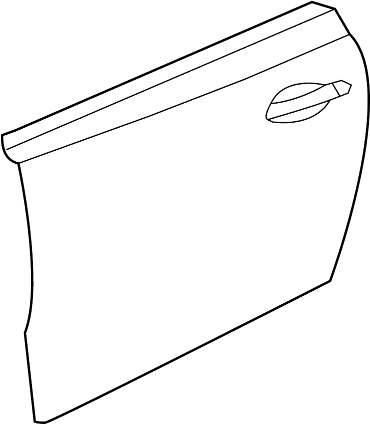 View 5C5831056J Door Shell Full-Sized Product Image