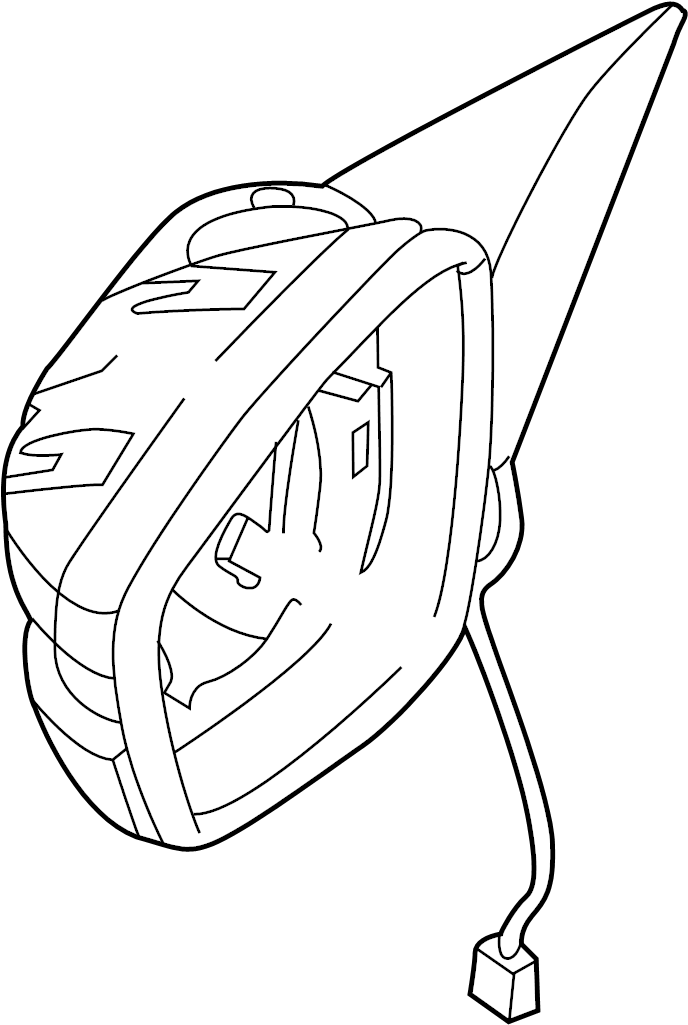 View 5C1857507AB9B9 Door Mirror Housing Full-Sized Product Image