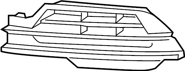 View 3G88536669B9 Grille (Upper, Lower) Full-Sized Product Image