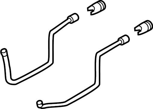 View 5Q1819857B HVAC Heater Hose Outlet Tube Full-Sized Product Image