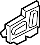 View 4M0959747 Power Seat Switch Full-Sized Product Image