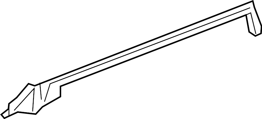 View 3G8839480C Door Window Belt Weatherstrip (Upper) Full-Sized Product Image