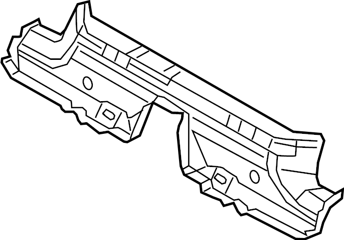 View 3Q0813147 Crossmember. REINFORCEM.  Full-Sized Product Image